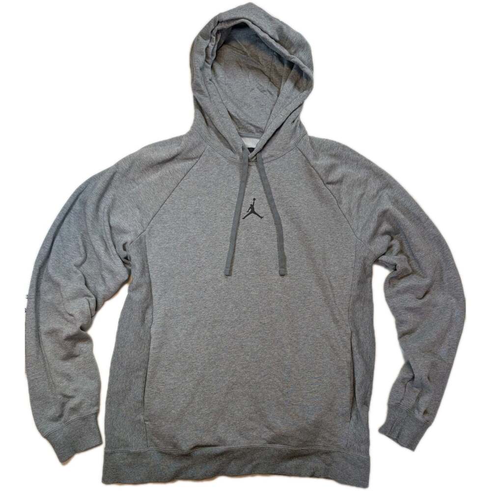 Jordan Air Jordan Dri Fit Hoodie Mens Medium Gray Jumpman Pullover Sneakerhead